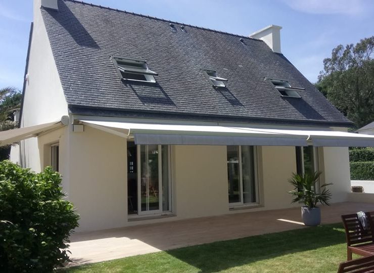 pose store blanc jardin brest