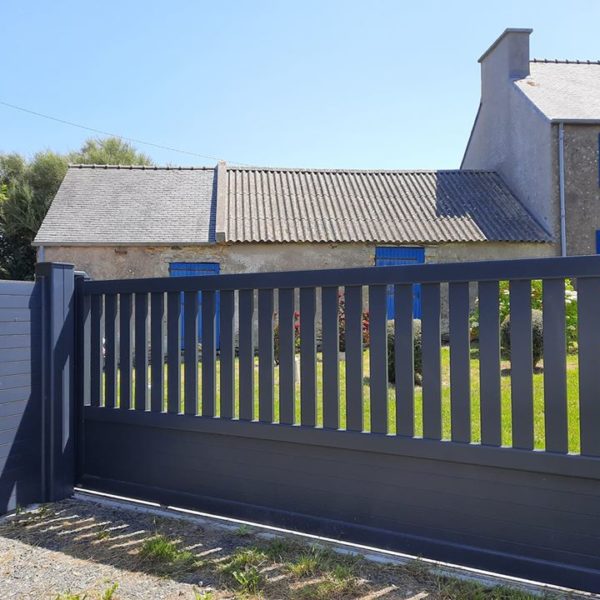 pose portail gris ploudaniel