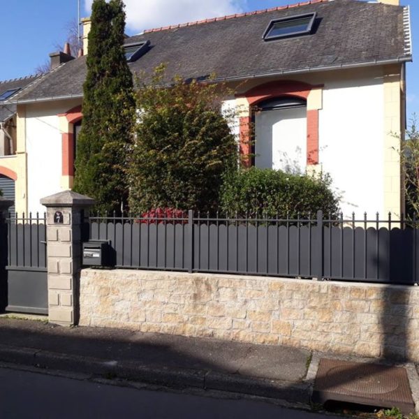 pose cloture alu ancien landerneau